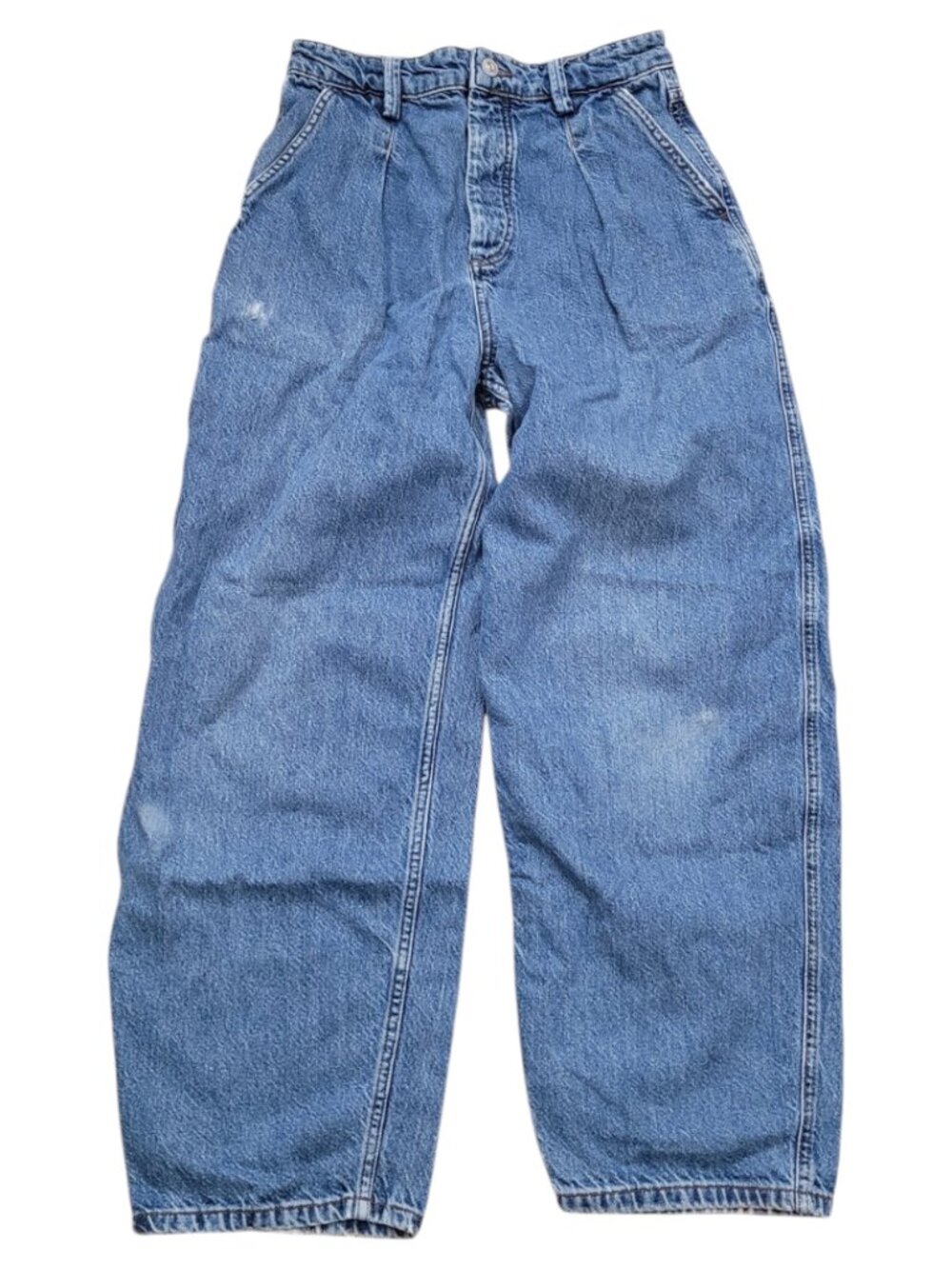 BDG Urban Outfitters Erin Cocoon Jeans Medium Wash High Rise Sz 30 - Picture 2 of 6